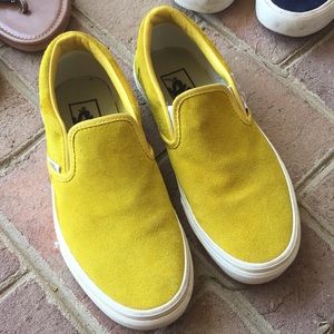 Yellow suede by Vans